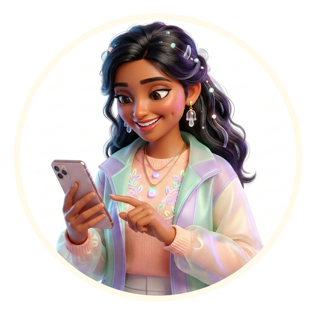 Girl with phone