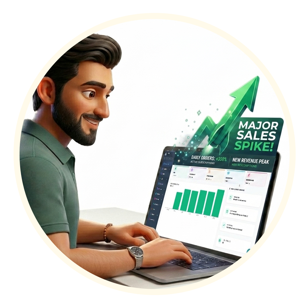 Rohit's business thriving